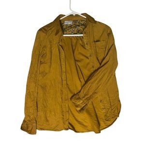 Anthropologie / Building xs / 0 light corduroy button down shirt